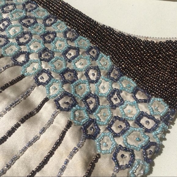 NWT Silk Beaded Purse from French Connection - Picture 2 of 3